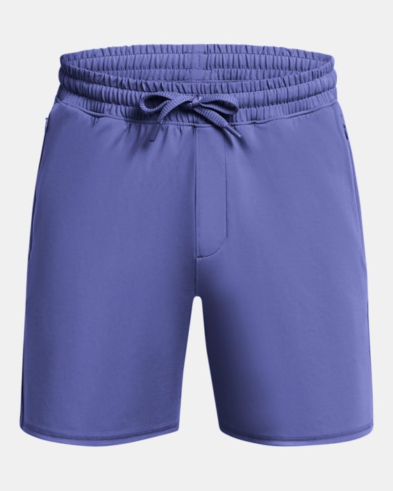男士UA Meridian短褲 in Purple image number 4